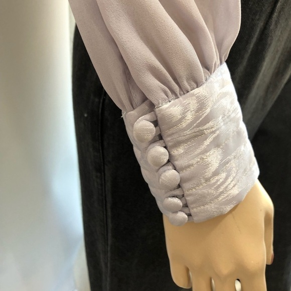 richard warren high neck long sleeve blouse - Picture 7 of 16